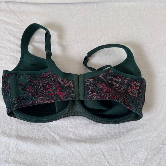 Lane Bryant Cacique Bra Lightly Lined Balconette Underwire Plus Size 38F Floral - Picture 3 of 4